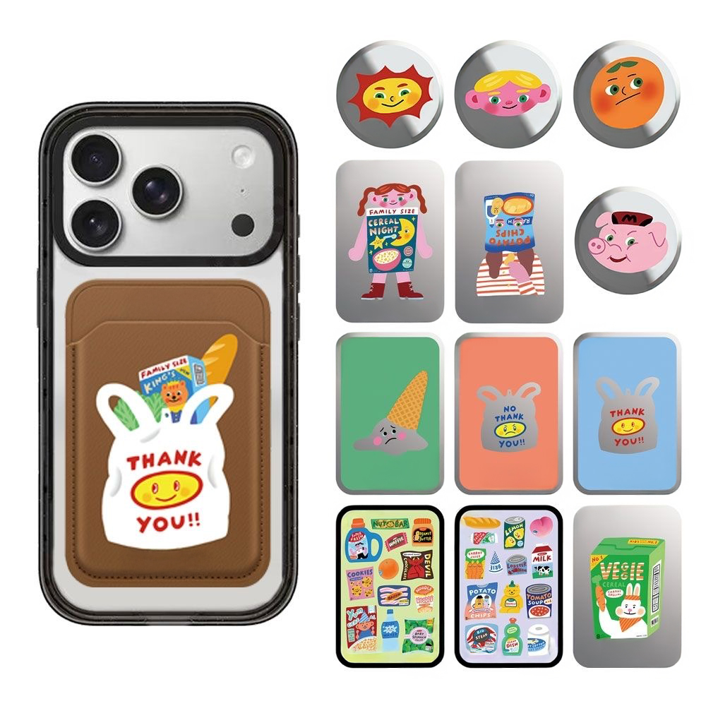Phone Accessories Market - Cartoon Market Magnetic Phone Grip Phone