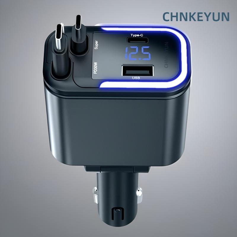 Fast Charging Cable - Car Charger Adaptor 120W Fast Charge