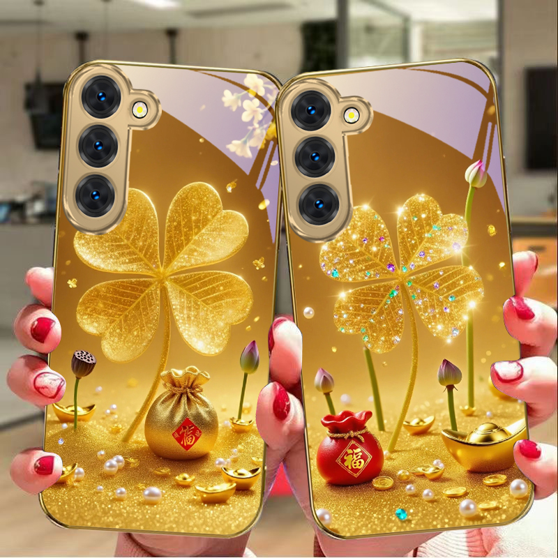 Phone Accessories Samsung - A huge golden clover For Samsung
