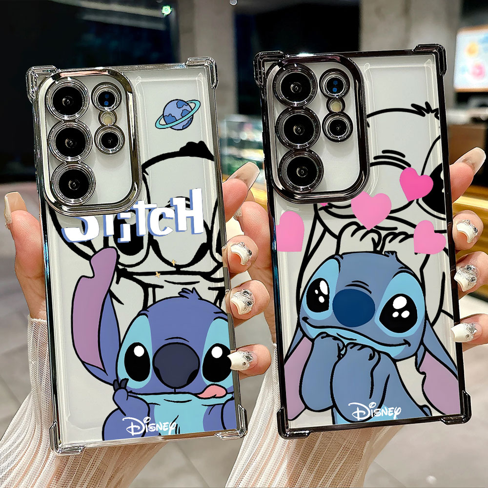 Phone Accessories Samsung - Stitch Line Background Silicone Case For