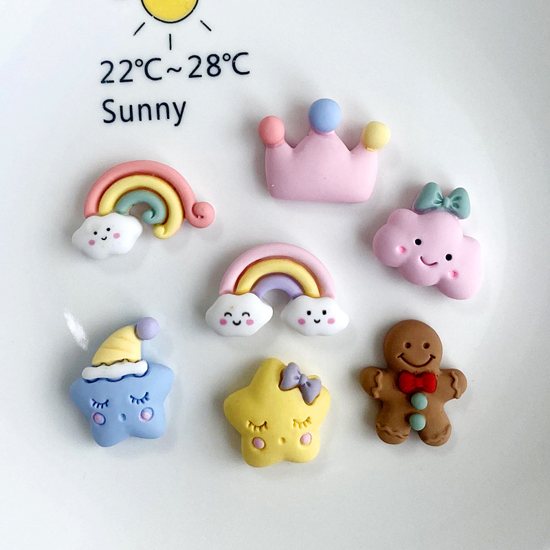 Phone Accessories Unique - Creative Hot Rainbow Star Cloud Resin