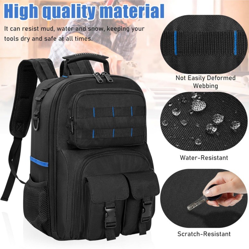 Phone Zone Accessories & Repair Photos - Wear-resistant Oxford cloth tool storage backpack,