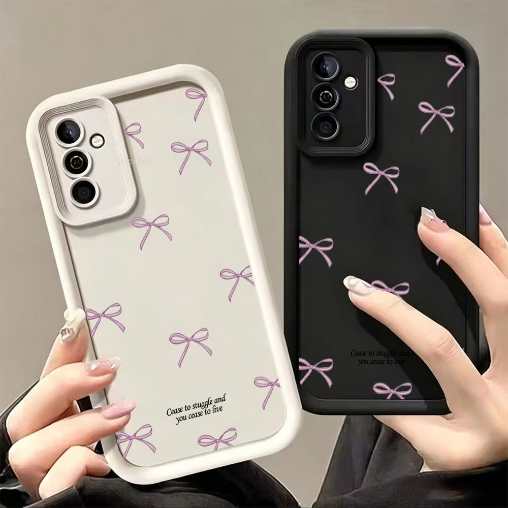 Phone Accessories Samsung - Pink Bow Print Soft TPU Phone