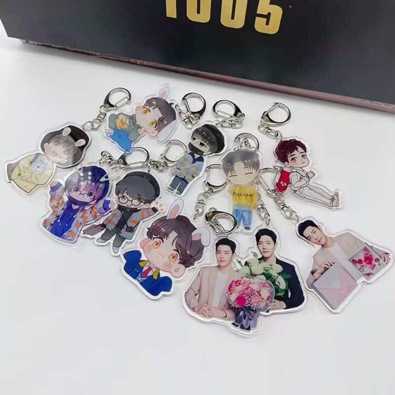 Phone Accessories Keychain - Xiao Zhan cartoon anime keychain pendant,Q-version
