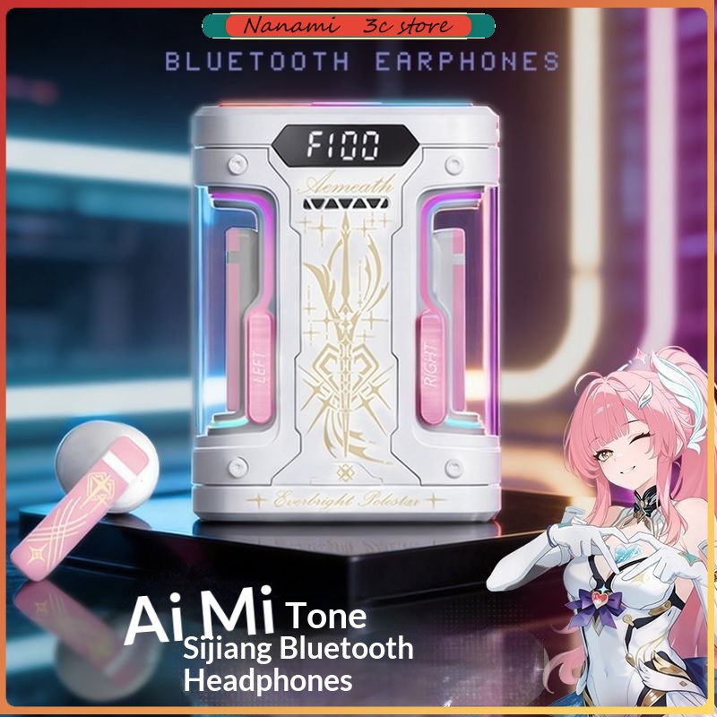 Bluetooth Earphone Tws - Anime Elysia TWS Bluetooth Earphones Semi-In-Ear