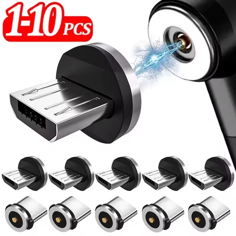Fast Charging Cable - 1/5/10PCS USB-A Type C Magnetic Plug