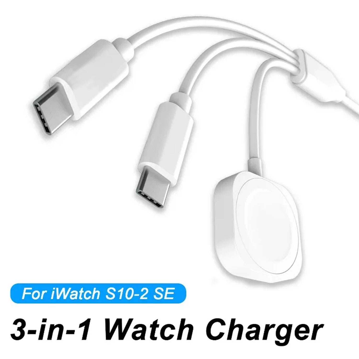 Fast Charging Cable - 3 in 1 Magnetic Watch Charger
