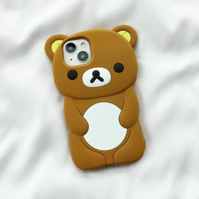 Phone Accessories Unique - Rilakkuma Silicone Phone Case Cute Cartoon