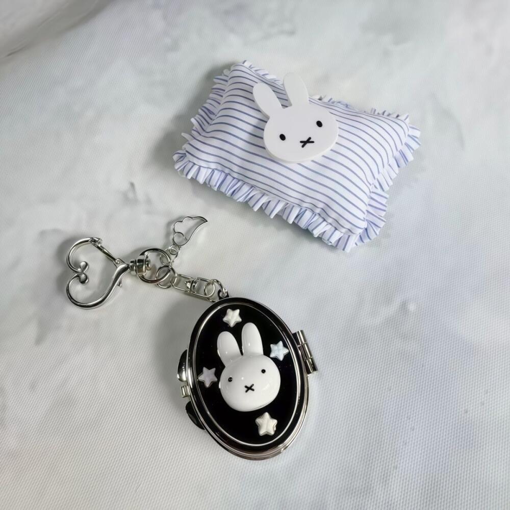 Phone Accessories Keychain - Kawaii Miffy Makeup Mirror Creativity Y2k