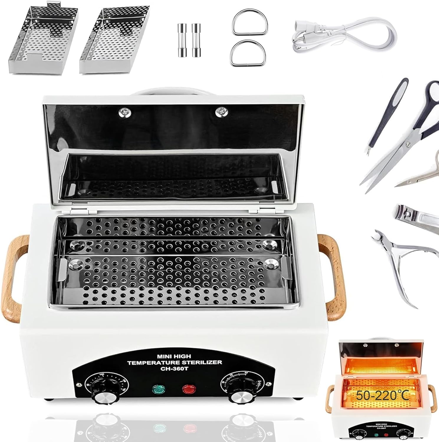 Phone Sanitizer Uv - High Temperature Sterilizer Storage Case Organizer
