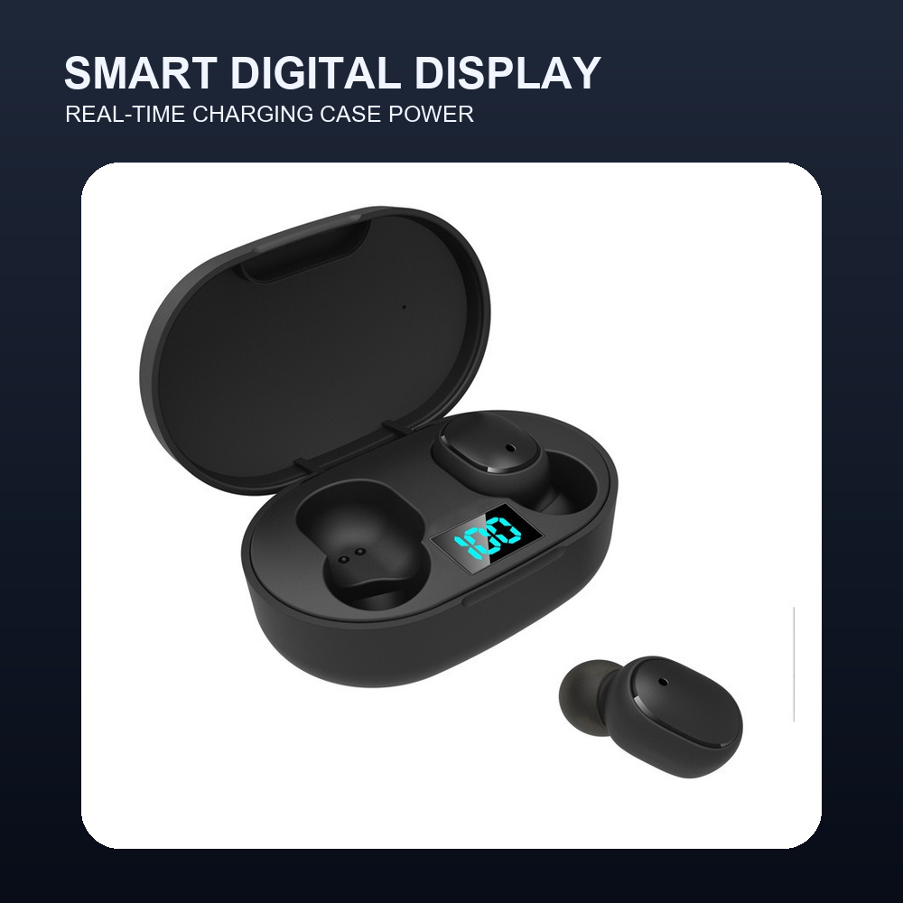 Bluetooth Earphone Tws - Digital Display TWS Bluetooth 5.0 Wireless