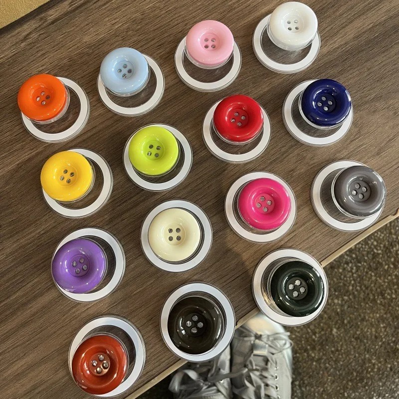 Phone Accessories Unique - Korean Cute Color Button Magnetic Holder