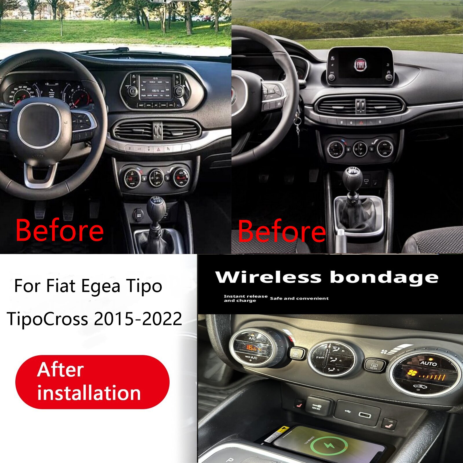 Qi2 Phone Accessories - 2 din 15W Wireless charger,Special on-board