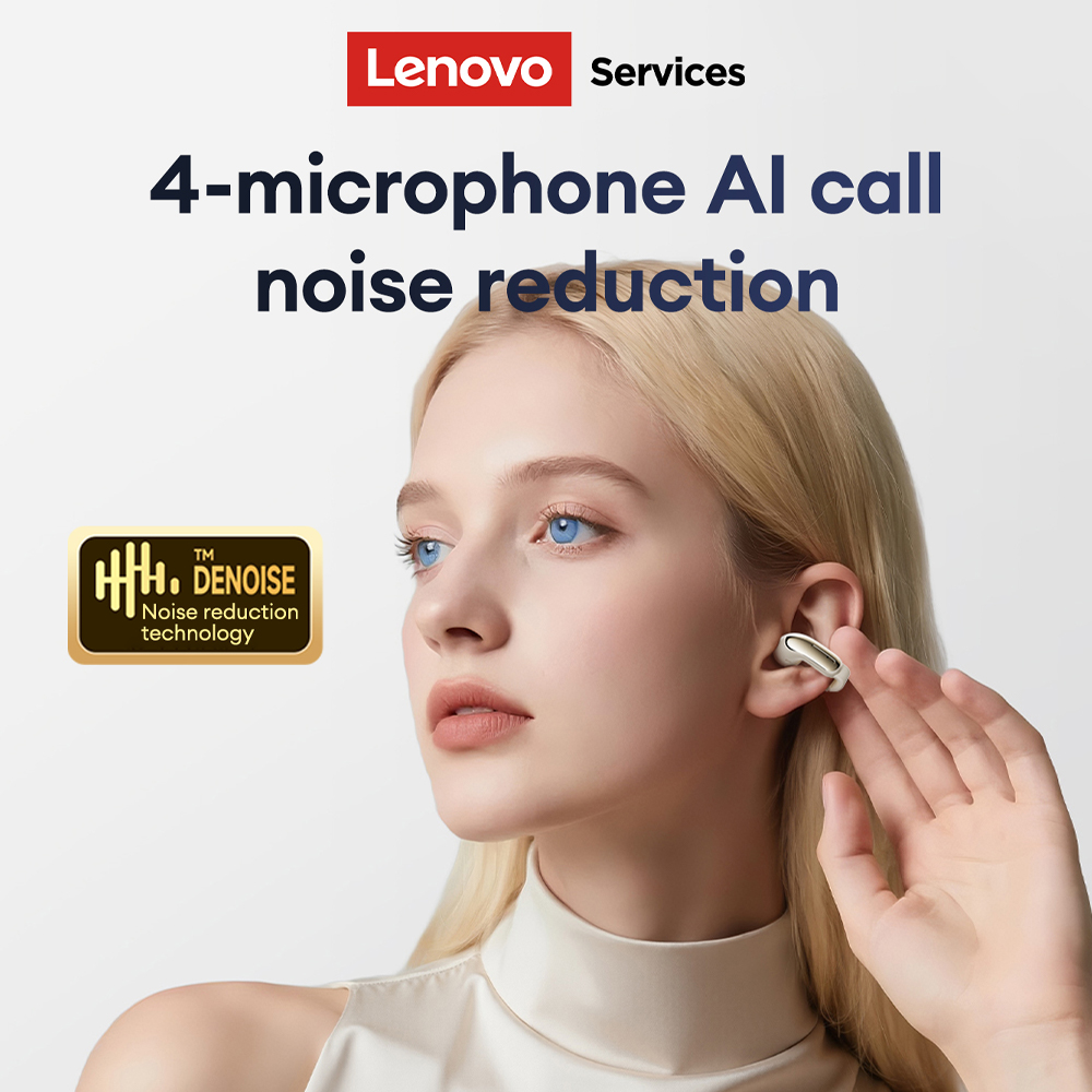 Lenovo LES-108 Bone Conduction - Bluetooth Earphone Tws ulasan dan harga