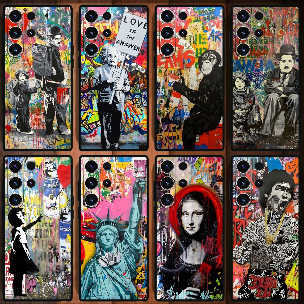 Banksy Graffiti Art  Phone Cas - Phone Accessories Samsung ulasan dan harga