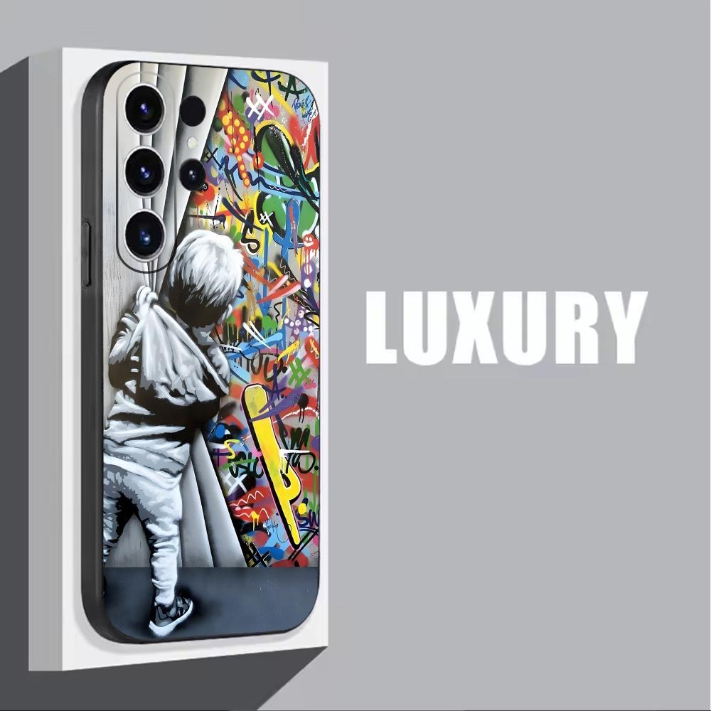 Banksy Graffiti Art  Phone Cas - Phone Accessories Samsung ulasan dan harga