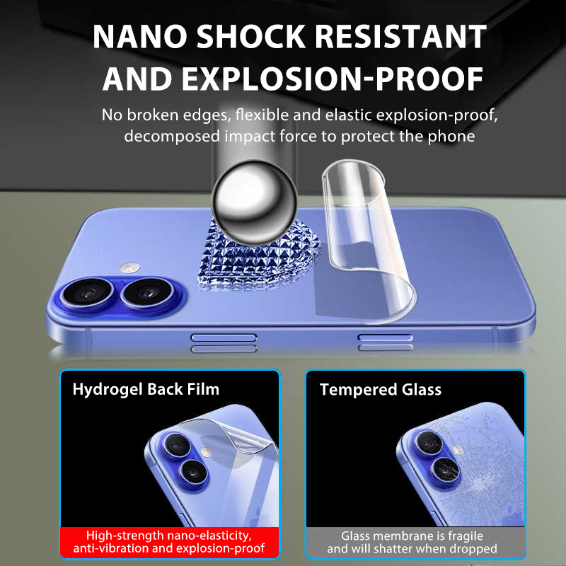 4-1Pcs Back Hydrogel Film For  - Phone Accessories Unique ulasan dan harga