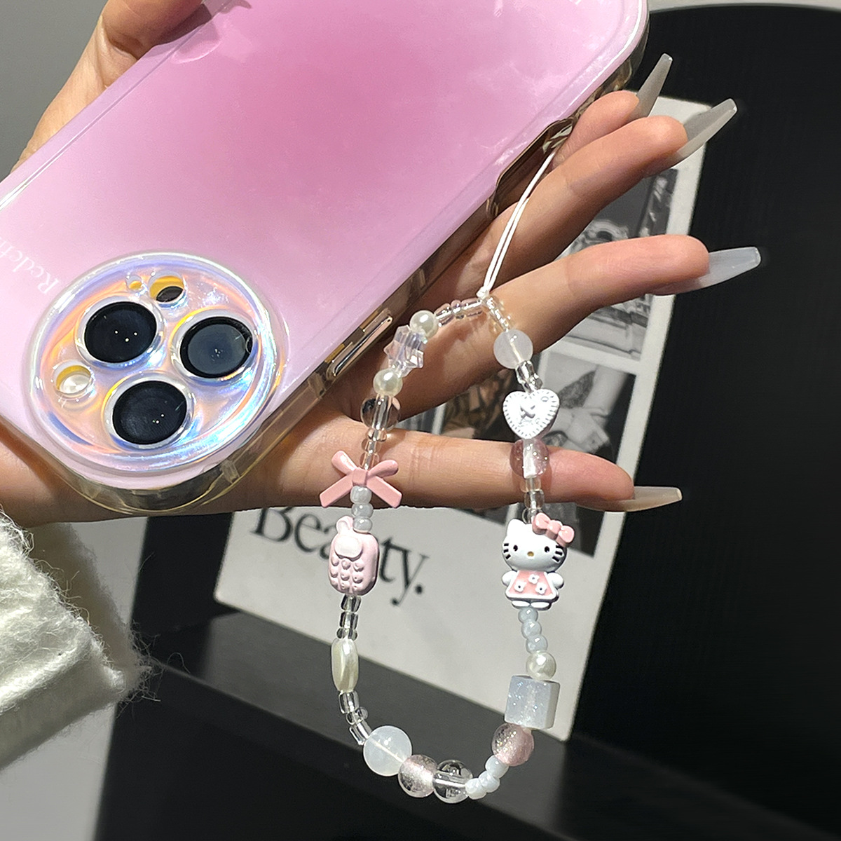 Ins Sweet Kawaii Hello Kitty   - Phone Accessories Keychain ulasan dan harga