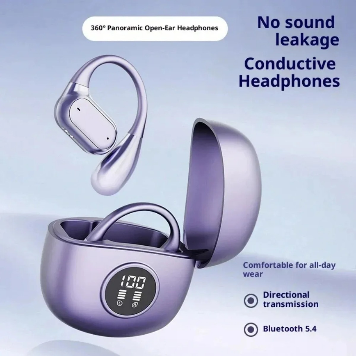 Lenovo Bluetooth 5.4 Ear Hook  - Bluetooth Earphone Tws ulasan dan harga