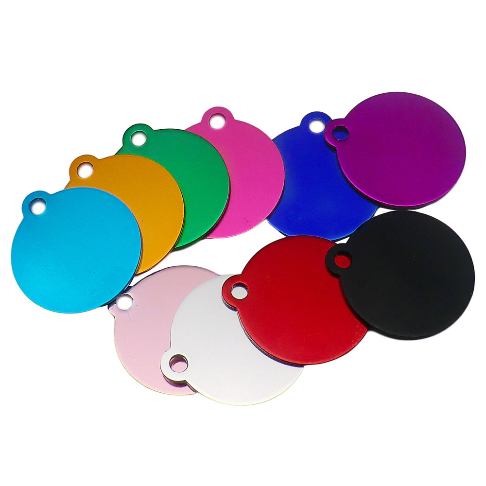 100 pcs Aluminum Cat ID Tag Ro - Phone Accessories Names ulasan dan harga