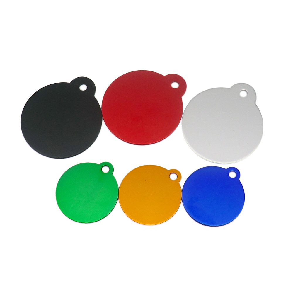 100 pcs Aluminum Cat ID Tag Ro - Phone Accessories Names ulasan dan harga