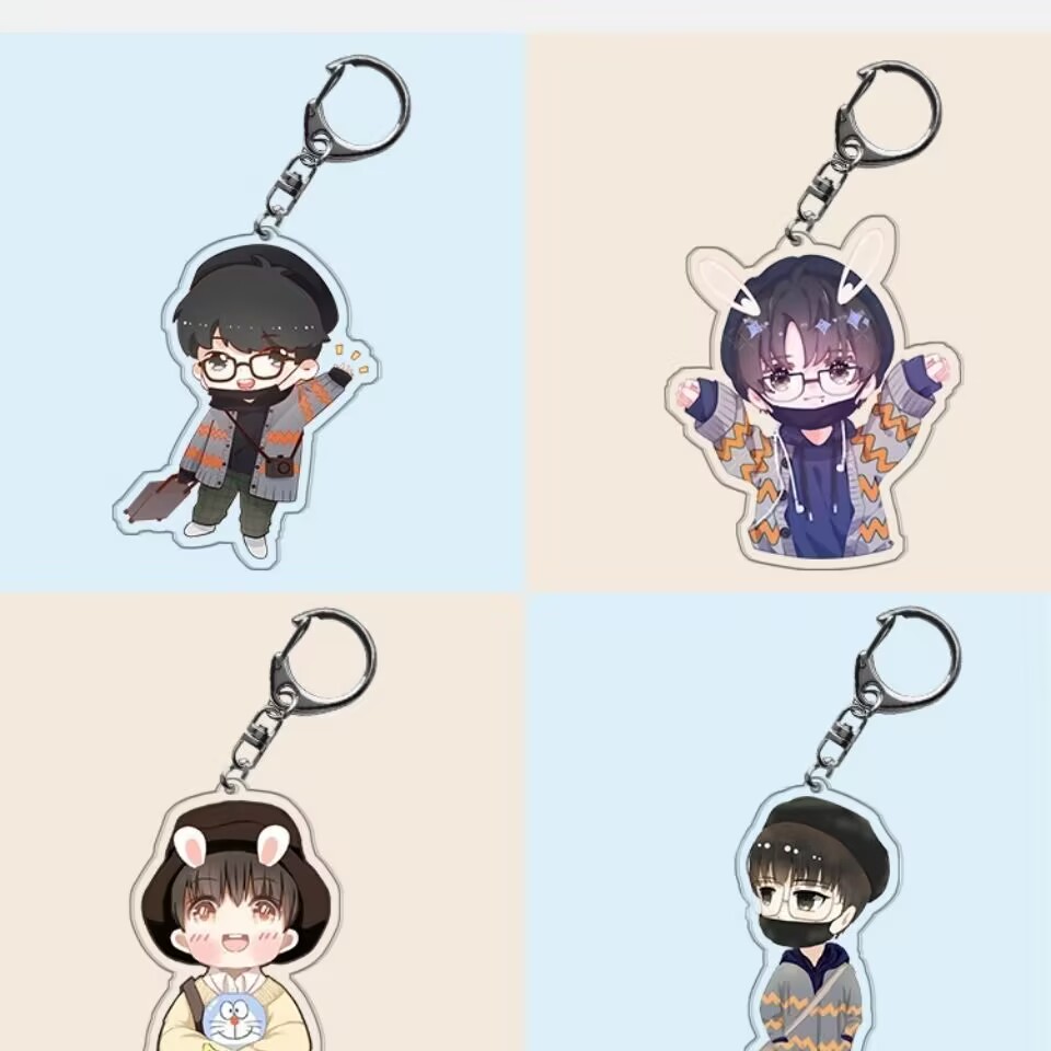 Xiao Zhan cartoon anime keycha - Phone Accessories Keychain ulasan dan harga