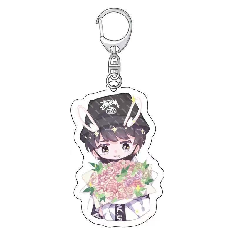 Xiao Zhan cartoon anime keycha - Phone Accessories Keychain ulasan dan harga