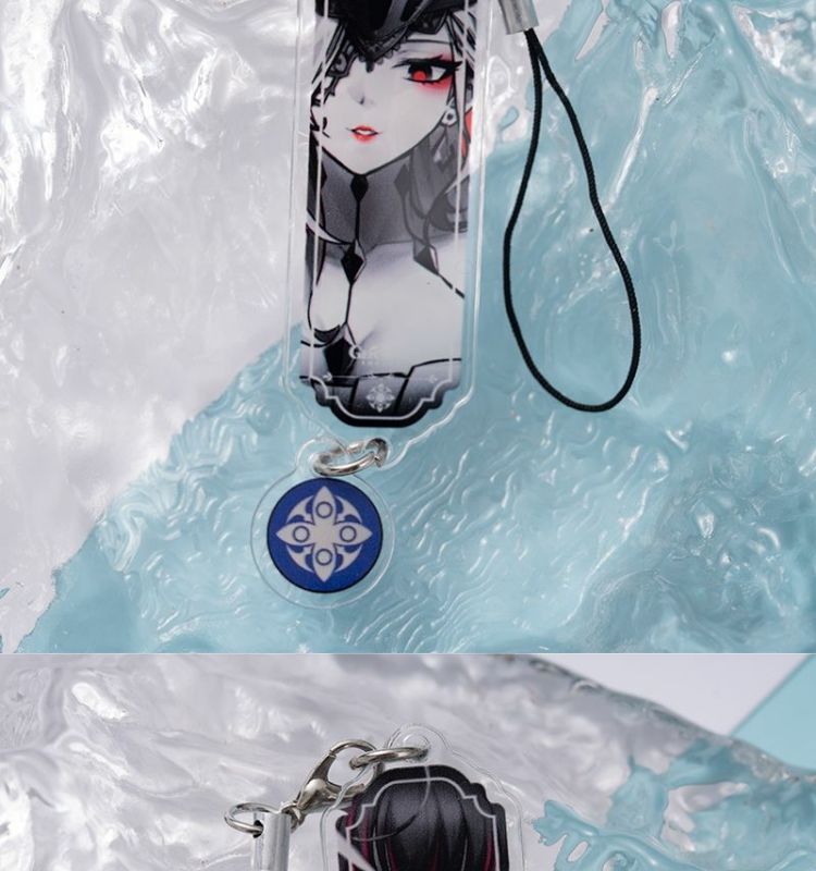 8pcs Anime Keychain Genshin Im - Phone Accessories Keychain ulasan dan harga