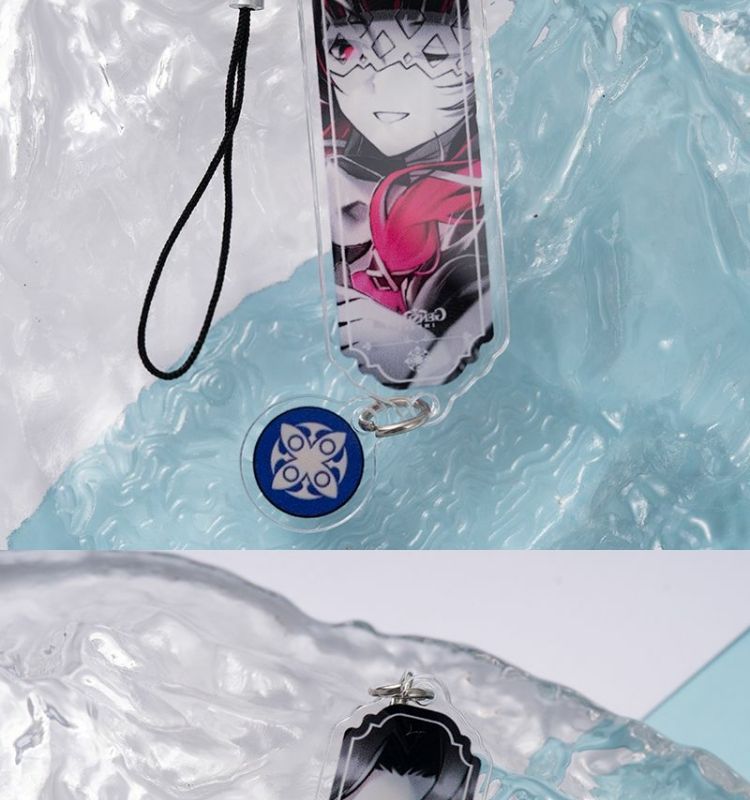 8pcs Anime Keychain Genshin Im - Phone Accessories Keychain ulasan dan harga