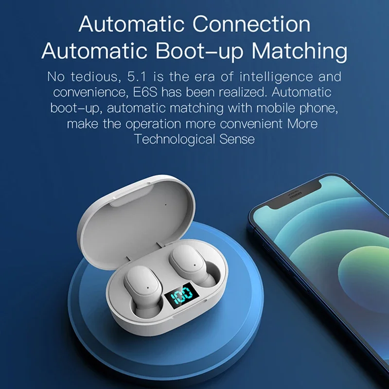 2026Hot-selling TWS E6S Fone B - Bluetooth Earphone Tws ulasan dan harga