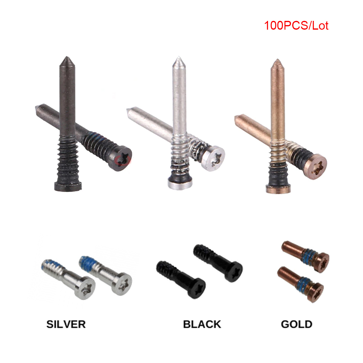 100pcs Bottom Pentalobe Screws - Phone Accessories Repair ulasan dan harga
