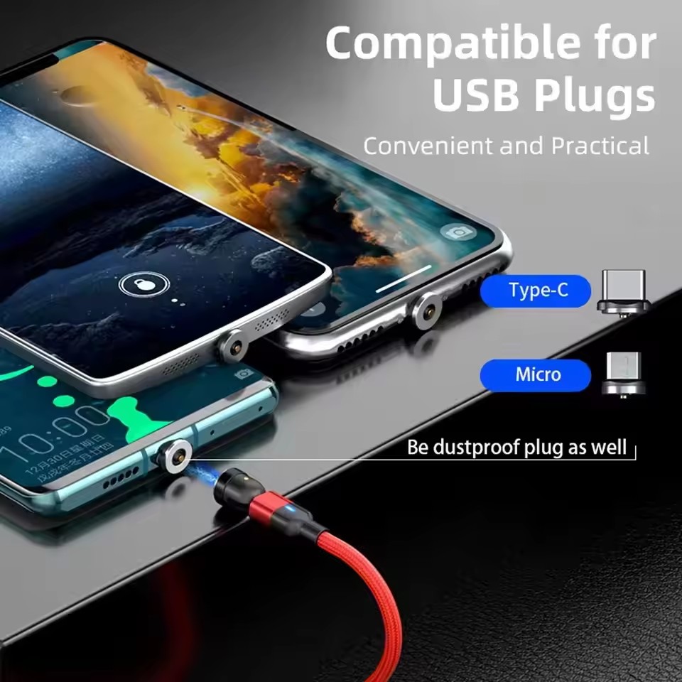 1/5/10PCS USB-A Type C Magneti - Fast Charging Cable ulasan dan harga