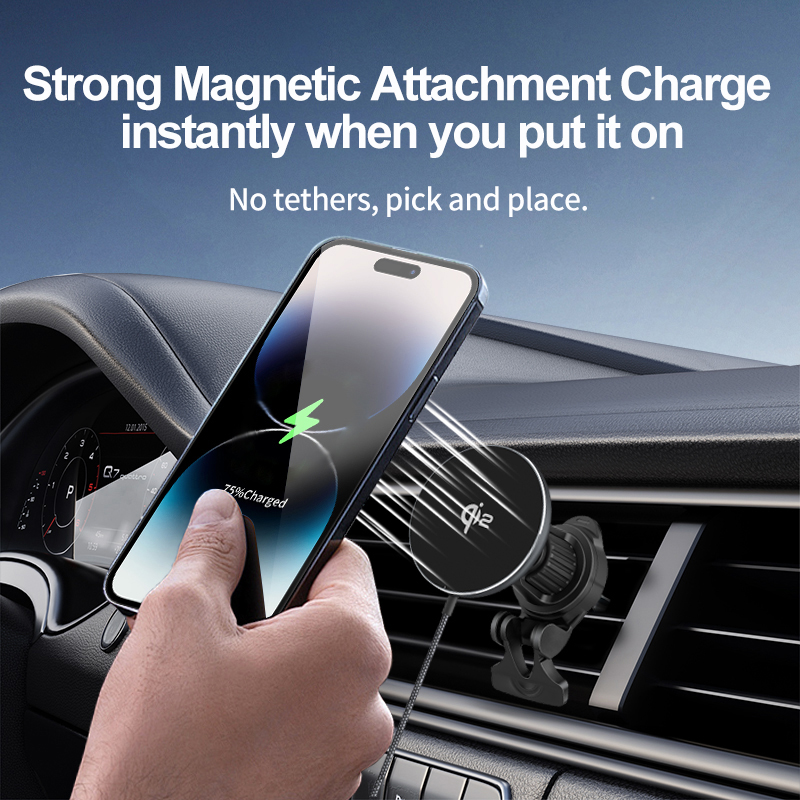 Qi 2 Car Holder 15W Wireless C - Qi2 Phone Accessories ulasan dan harga