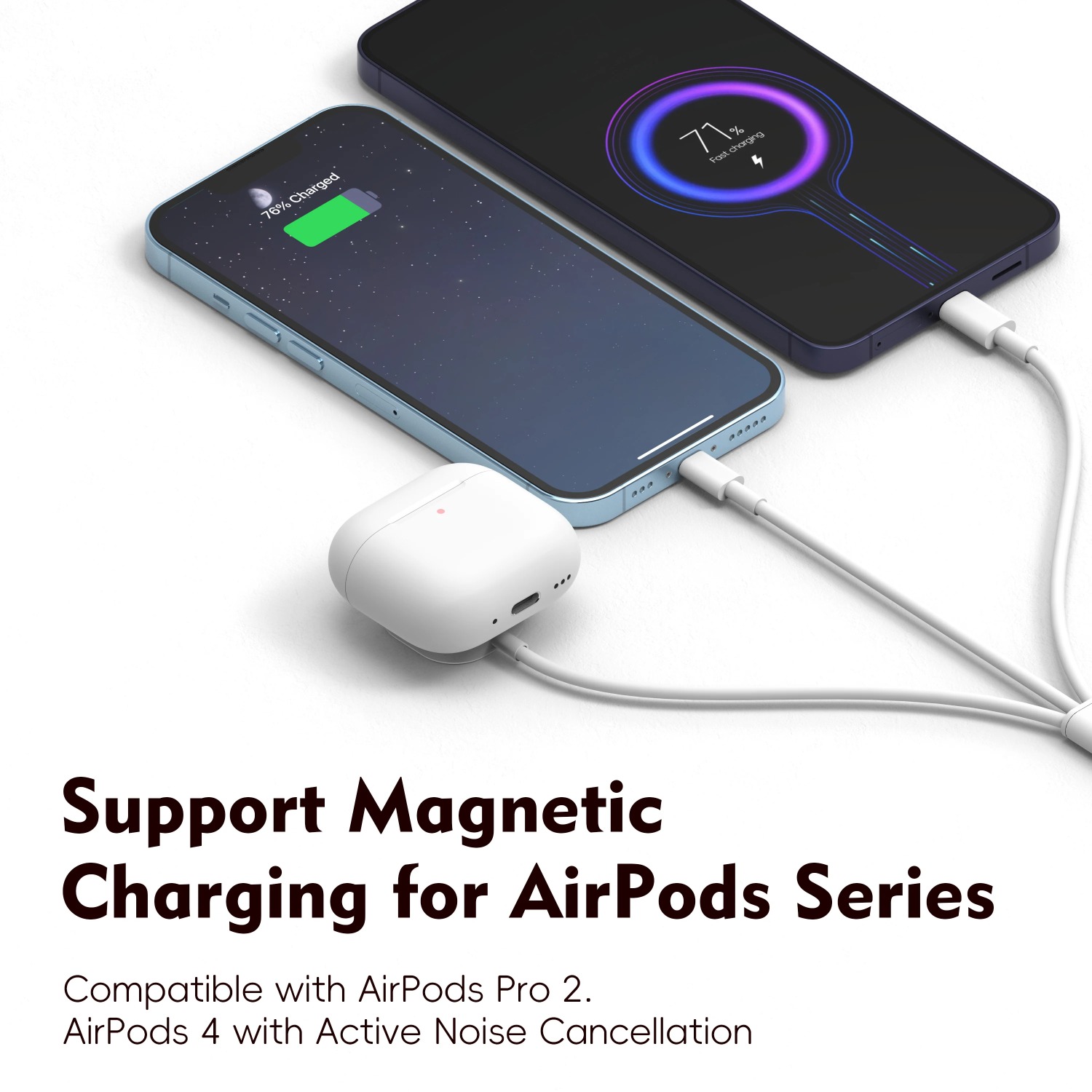 3 in 1  Magnetic Watch Charger - Fast Charging Cable ulasan dan harga