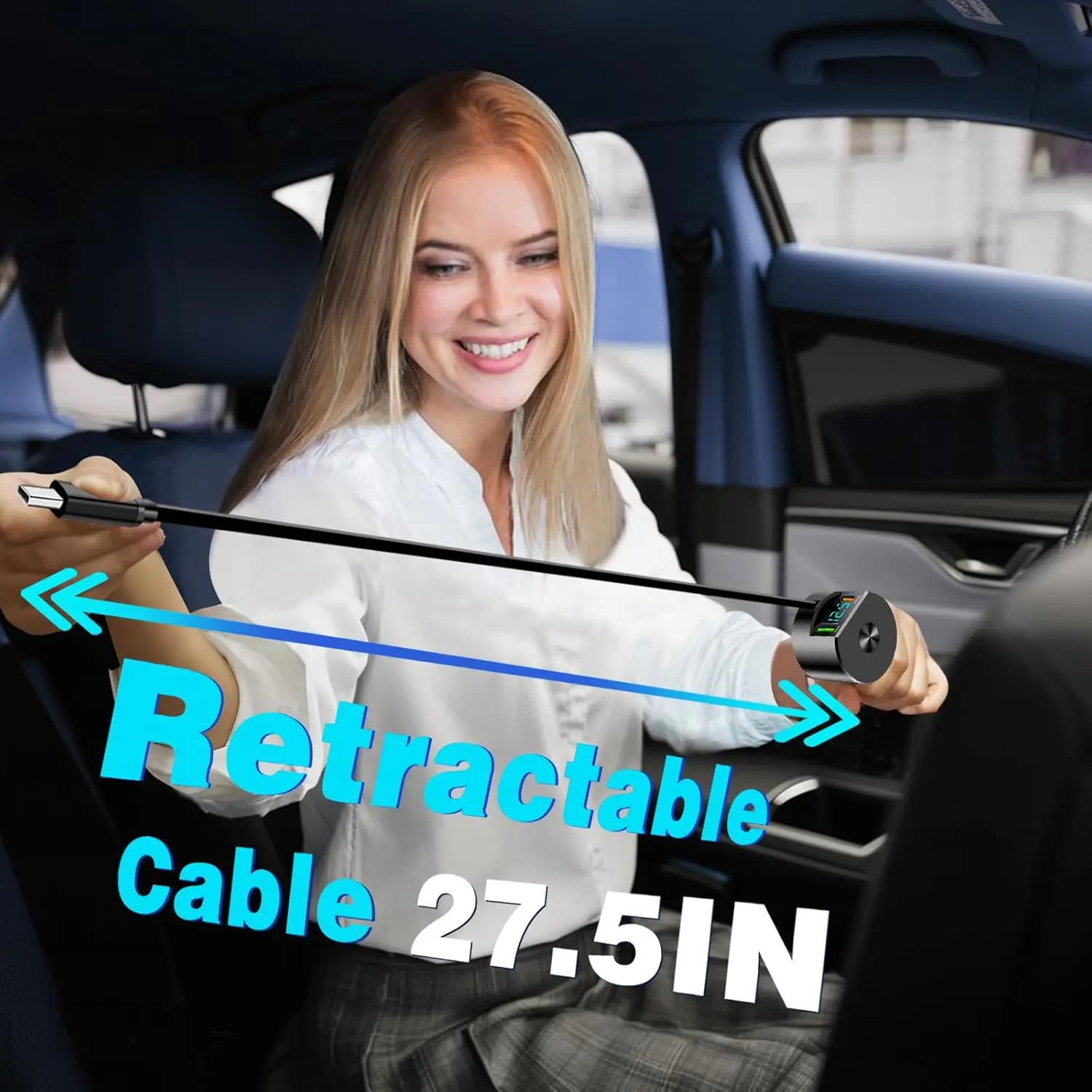 Upgraded Retractable Car Charg - Fast Charging Cable ulasan dan harga