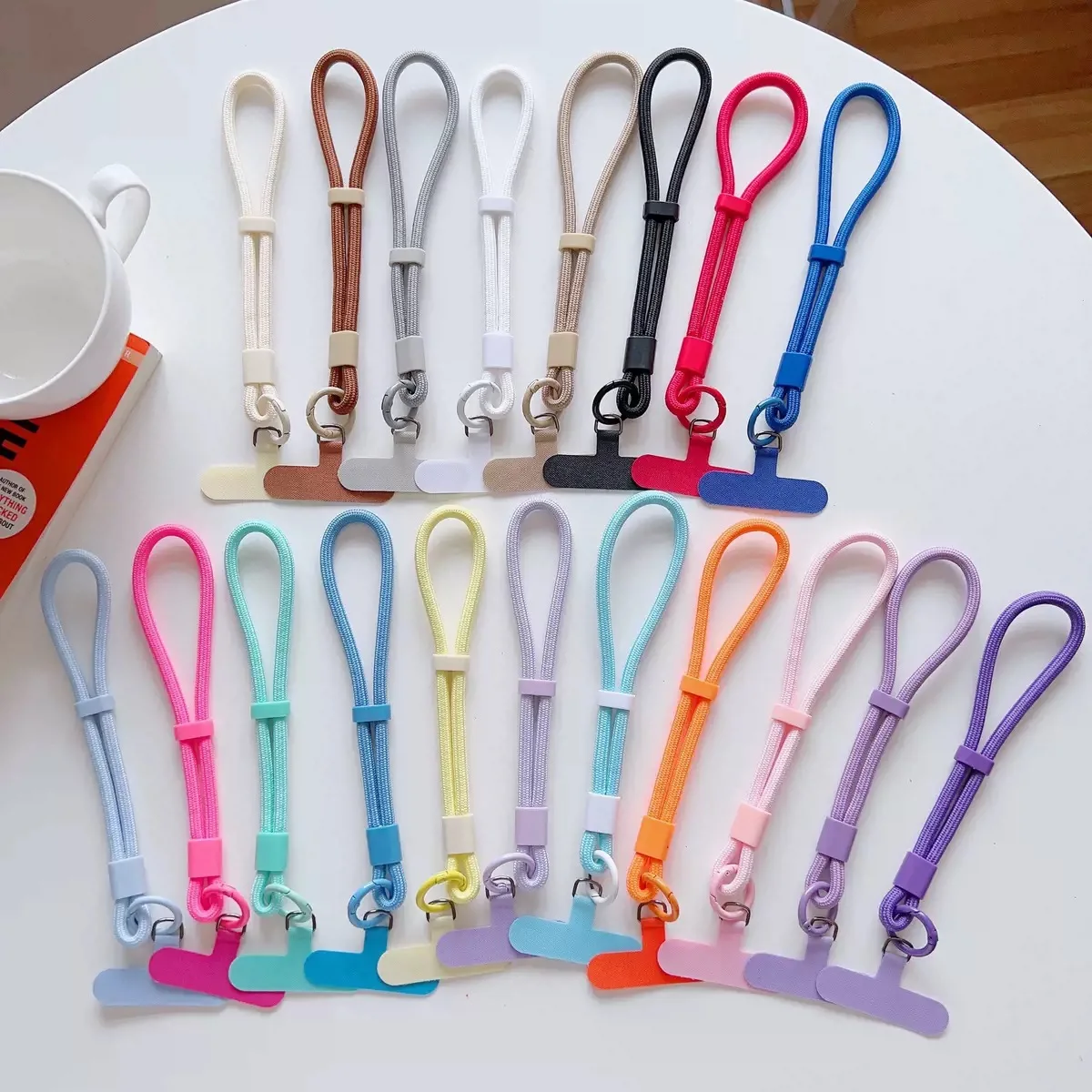 Fashion Candy Color Mobile Pho - Phone Accessories Keychain ulasan dan harga