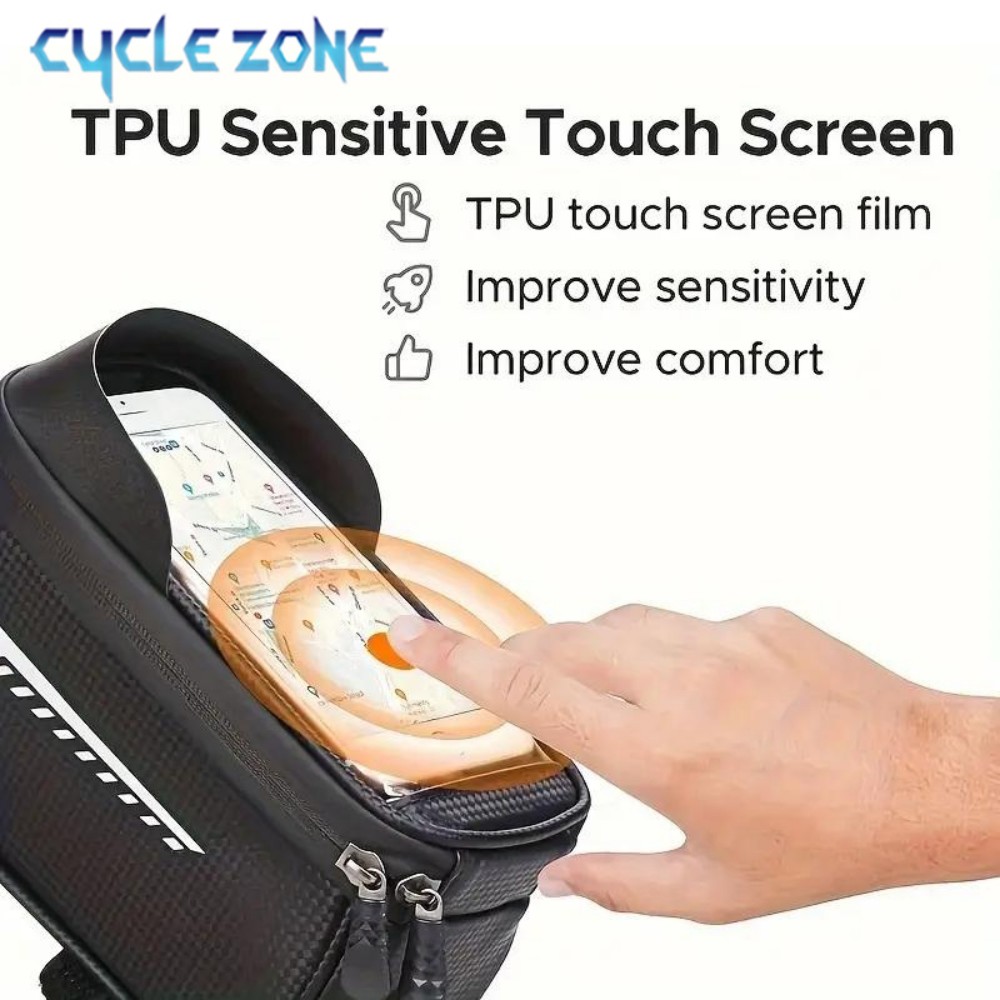 Bicycle Front Beam Bag Front T - Phone Zone Accessories & Repair Photos ulasan dan harga