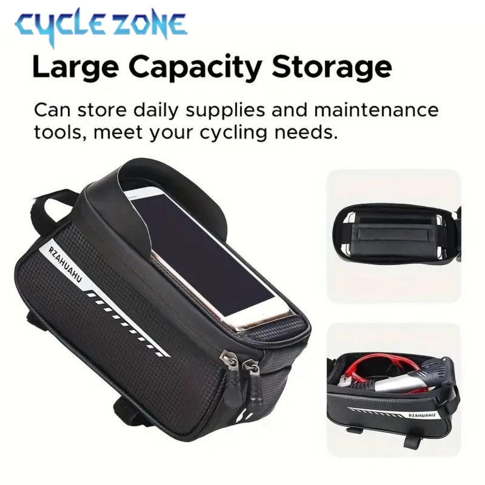 Bicycle Front Beam Bag Front T - Phone Zone Accessories & Repair Photos ulasan dan harga