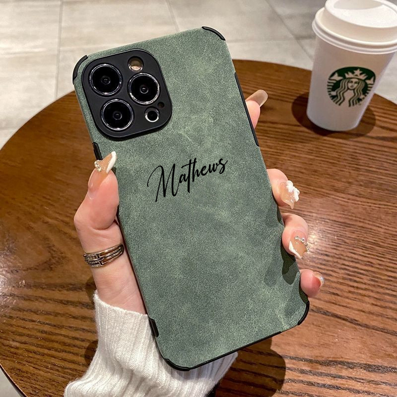 Personalized Luxury Leather La - Phone Accessories Names ulasan dan harga