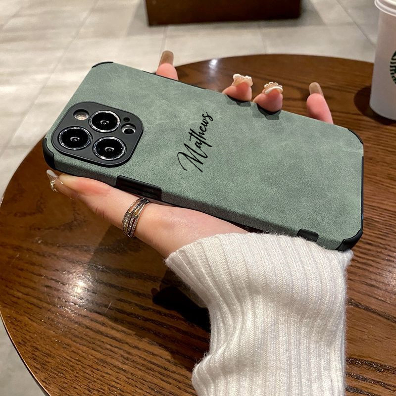 Personalized Luxury Leather La - Phone Accessories Names ulasan dan harga