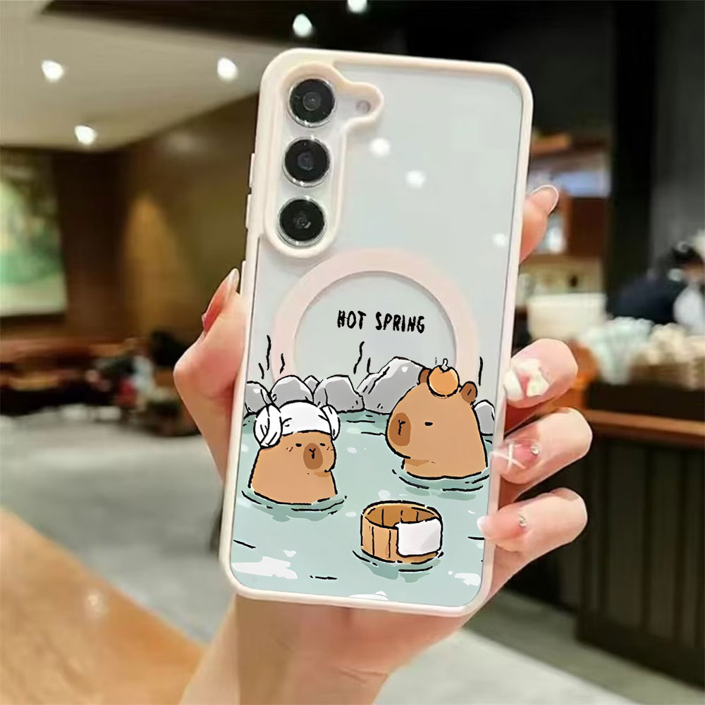 Color Transparent Magnetic Pho - Phone Accessories Samsung ulasan dan harga