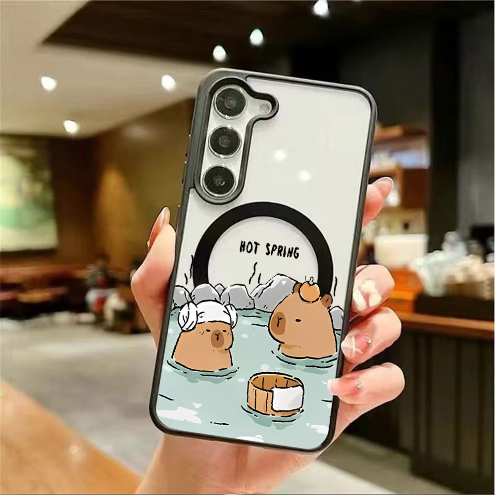 Color Transparent Magnetic Pho - Phone Accessories Samsung ulasan dan harga