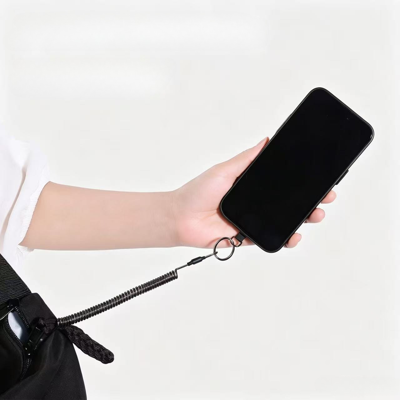 Anti Lost Flexible Phone Ropes - Phone Accessories Keychain ulasan dan harga