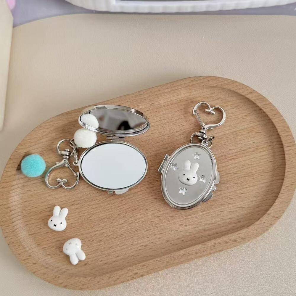 Kawaii Miffy Makeup Mirror Cre - Phone Accessories Keychain ulasan dan harga