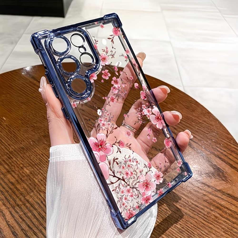 Cherry Blossom Electroplated F - Phone Accessories Samsung ulasan dan harga