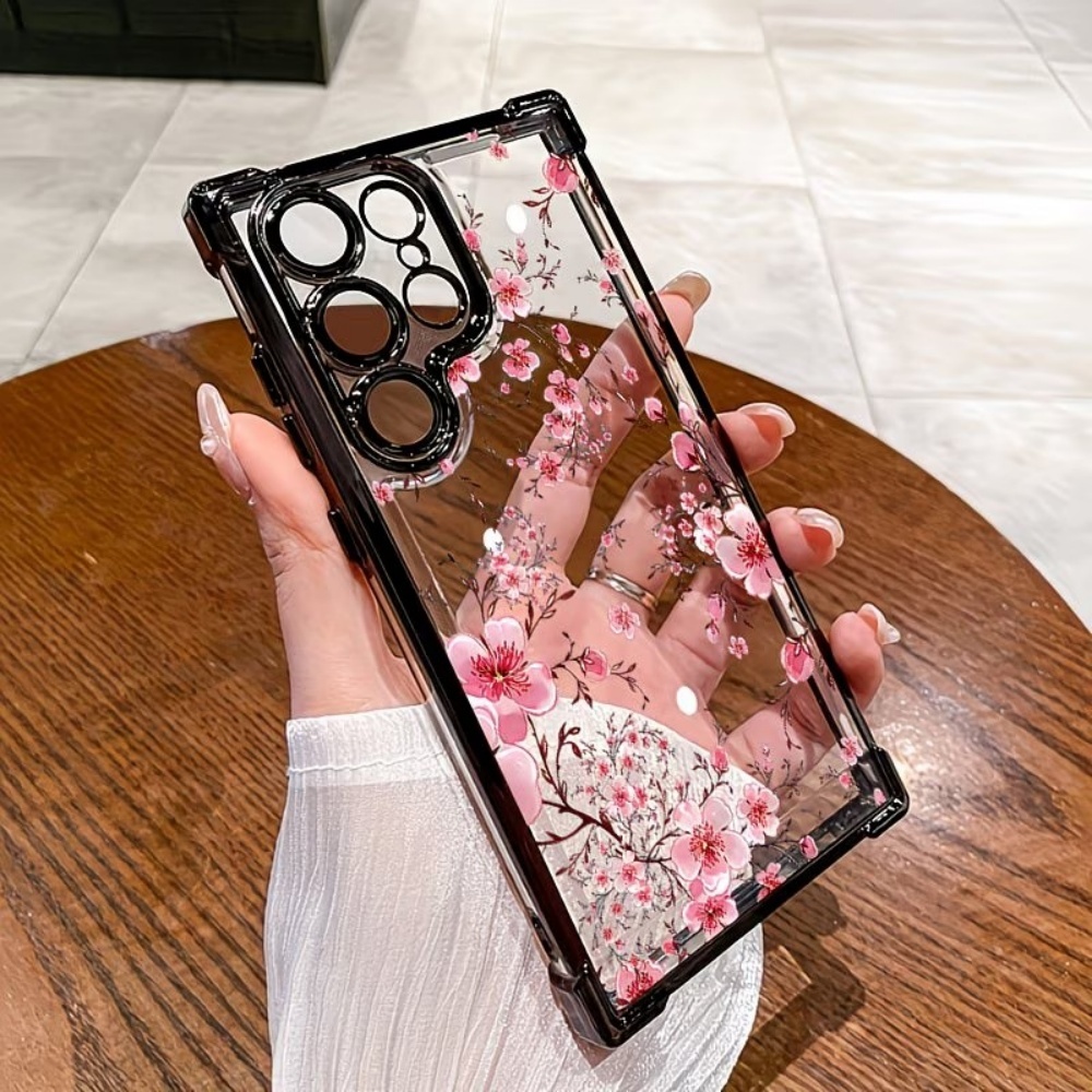 Cherry Blossom Electroplated F - Phone Accessories Samsung ulasan dan harga