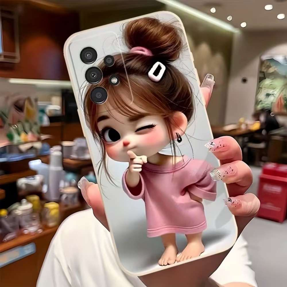 Cute Cartoon Girl Pattern Desi - Phone Accessories Samsung ulasan dan harga