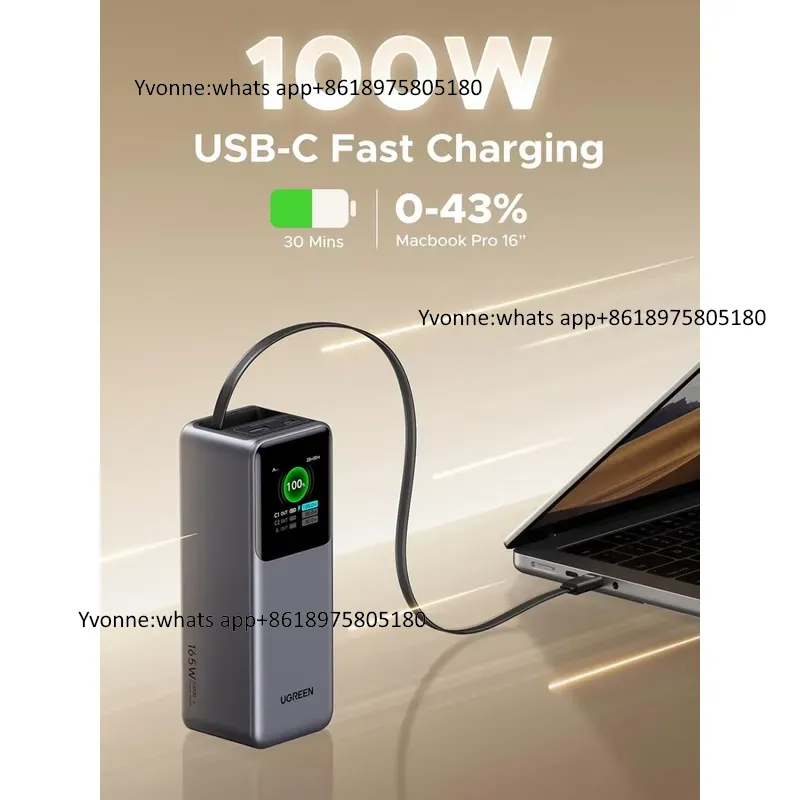 Nexode 20000mAh 165W Power Ban - Fast Charging Cable ulasan dan harga
