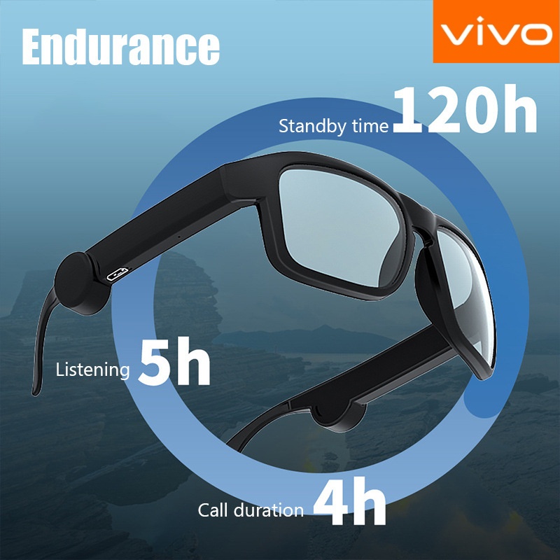 VIVO Smart Glasses Bluetooth I - Bluetooth Earphone Tws ulasan dan harga
