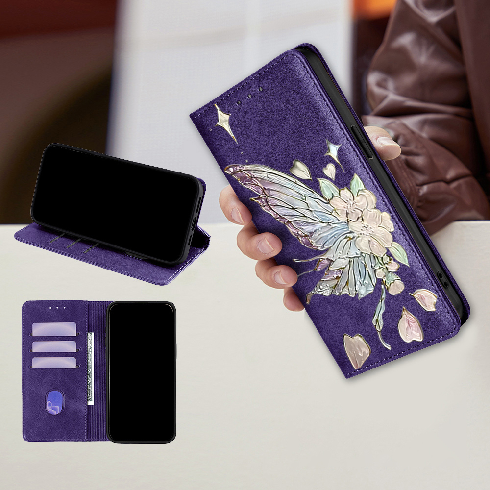 Painted Magnetic Flip Leather  - Phone Accessories Samsung ulasan dan harga